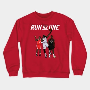 Houston Rockets NBA 'Run As One' ft. Chris Paul, James Harden and Clint Capela Crewneck Sweatshirt